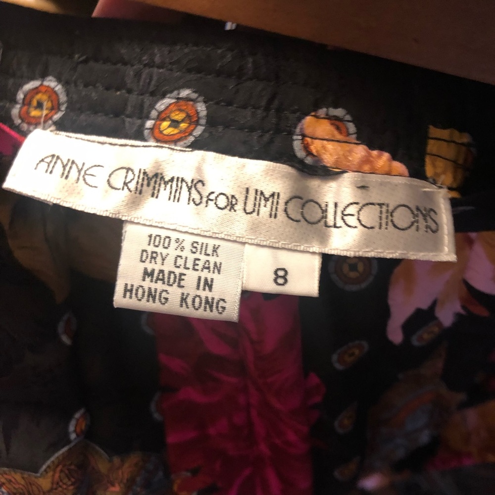 Designer vintage silk skirt - Picture 8 of 8